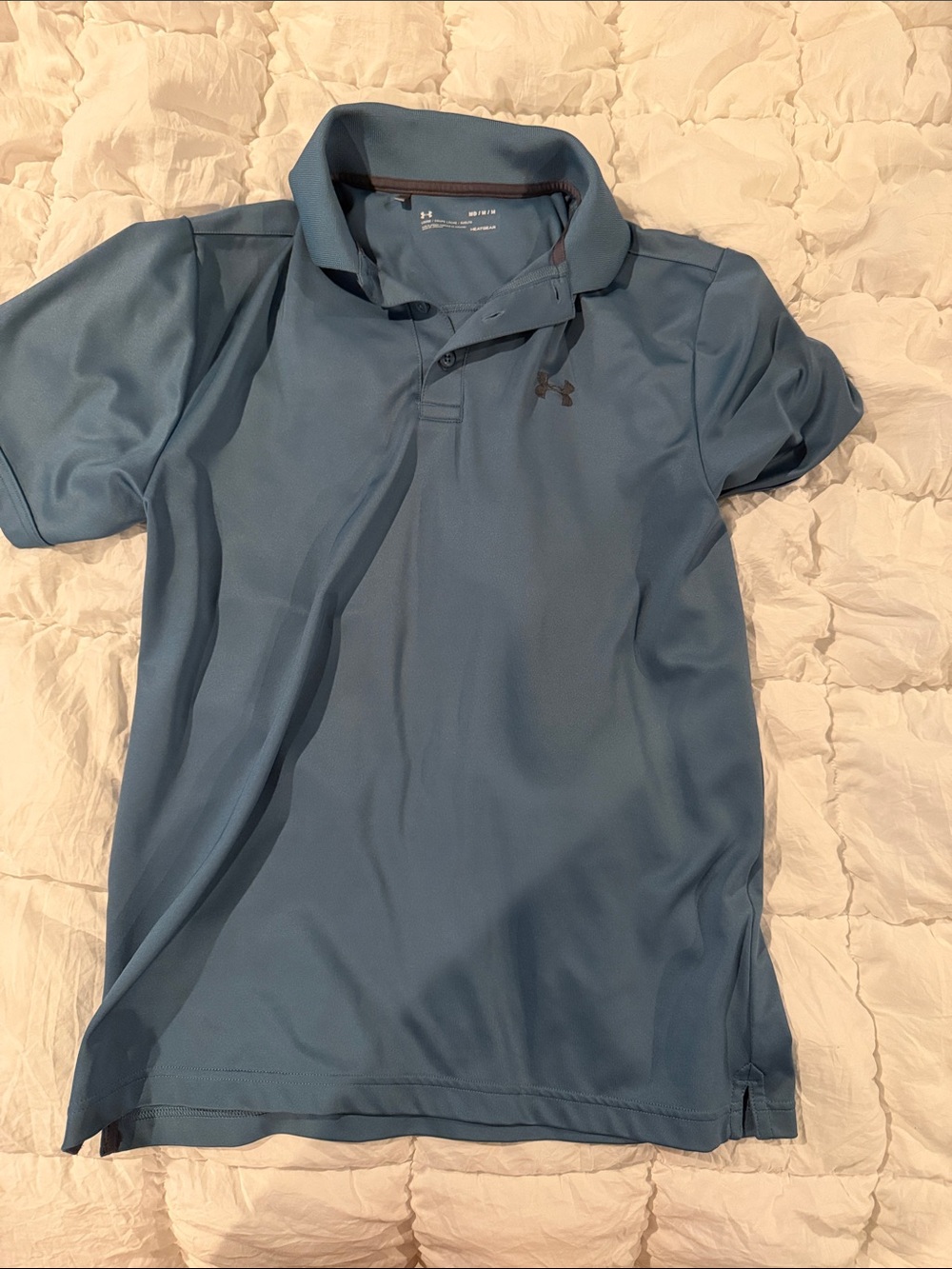 Under Armour Men’s Slate Blue Polo Shirt heat gear